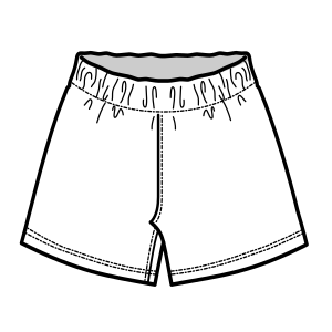 Fashion sewing patterns for MEN Shorts Short 651